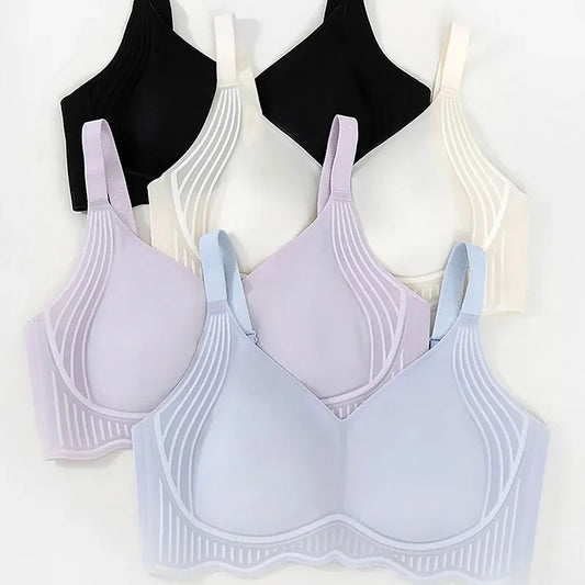 New Foamed Lift Live Stream Seamless Lightweight Rabbit Ear Cup Bra
