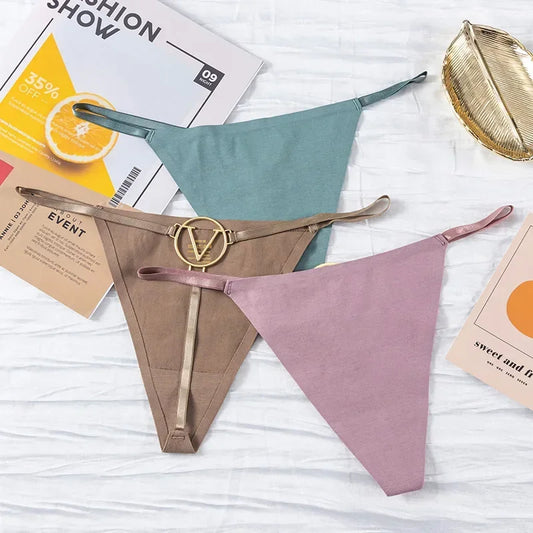 Seamless Thong Thin Low Waist Women Thongs Sexy