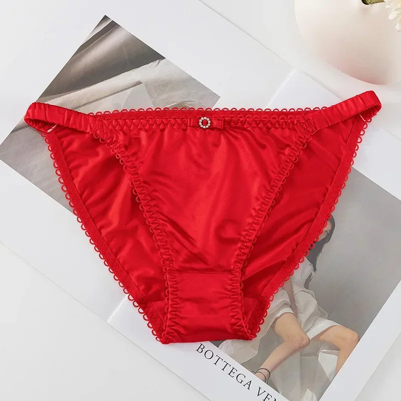 Soft Satin Strings Women Panties