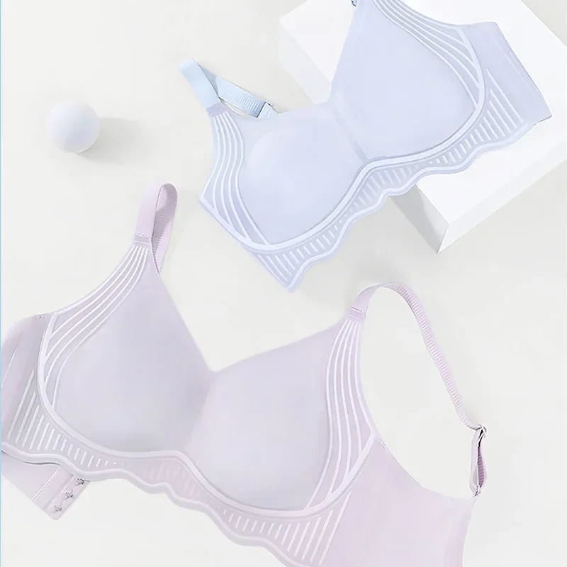 New Foamed Lift Live Stream Seamless Lightweight Rabbit Ear Cup Bra