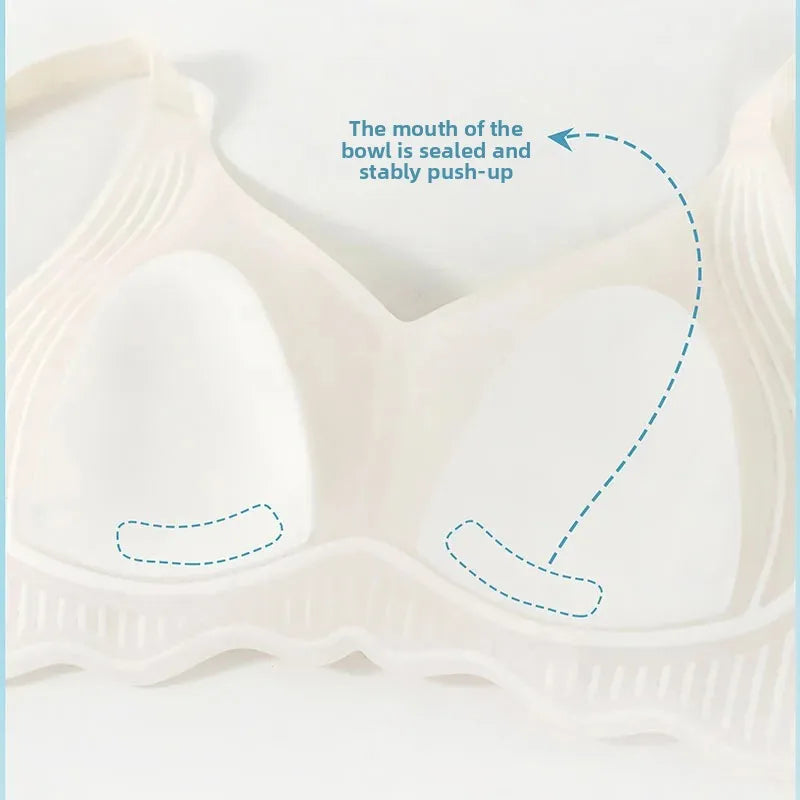 New Foamed Lift Live Stream Seamless Lightweight Rabbit Ear Cup Bra