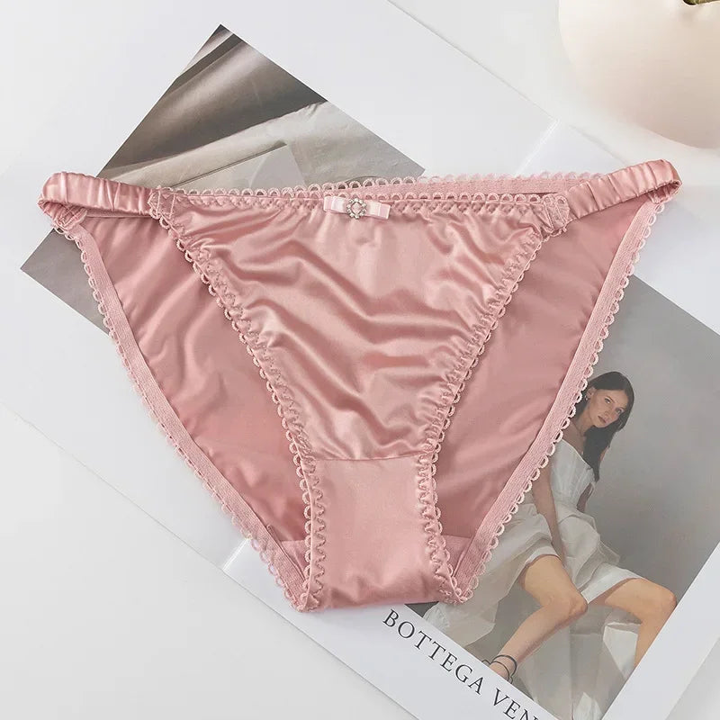 Soft Satin Strings Women Panties