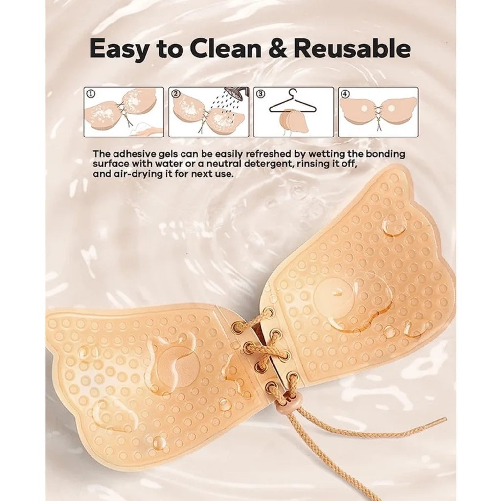 Silicon Adjustable Invisible Lift Push Up Bra
