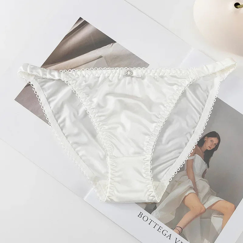 Soft Satin Strings Women Panties