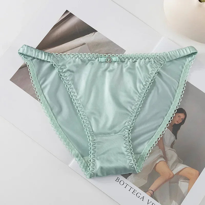 Soft Satin Strings Women Panties