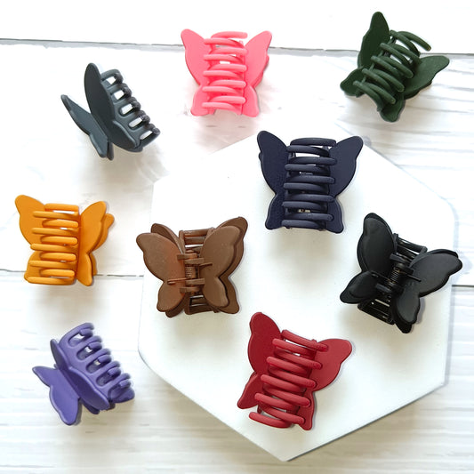 🦋 Colorful Butterfly Hair Claw