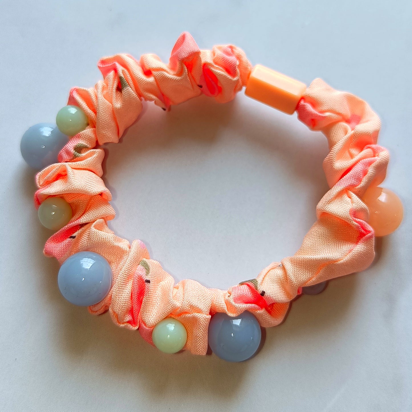 Beaded Fabric Hair Elastics Hair Band