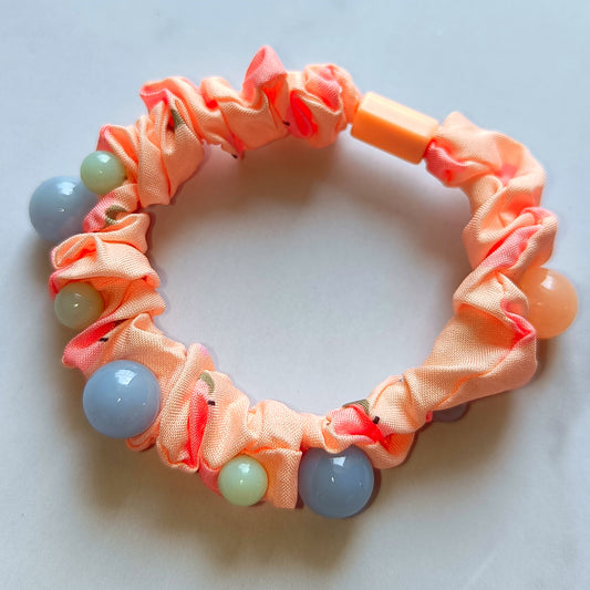 Beaded Fabric Hair Elastics Hair Band