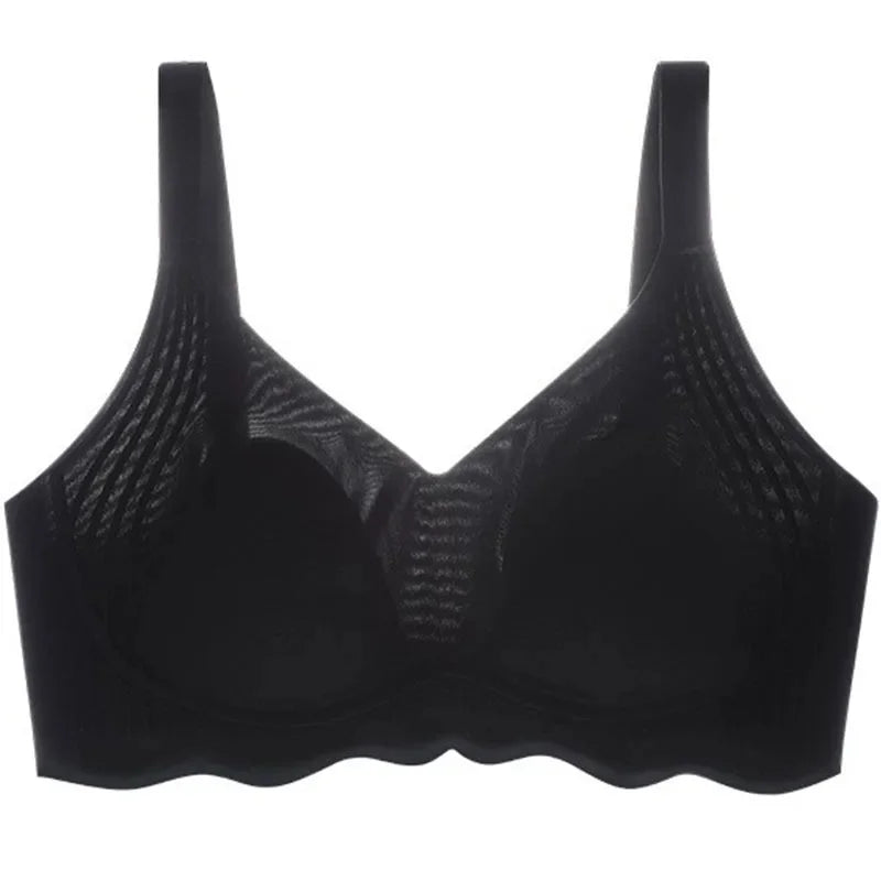 New Foamed Lift Live Stream Seamless Lightweight Rabbit Ear Cup Bra