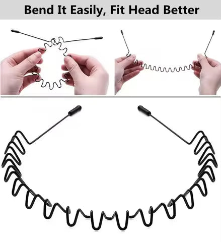 Zig-Zag Metal Headband