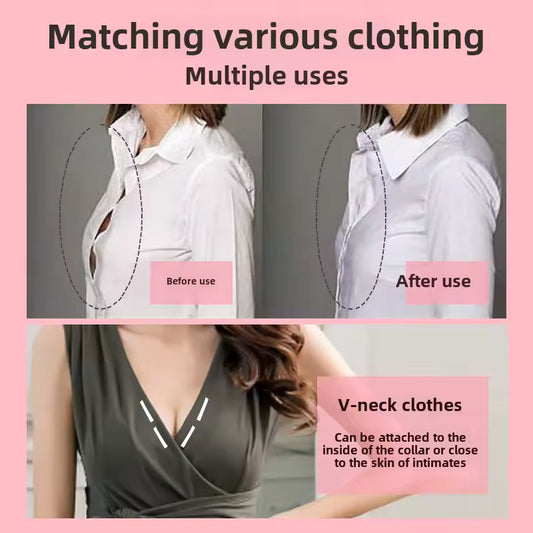 Anti-Glare Transparent Double-Sided Shirt Tape