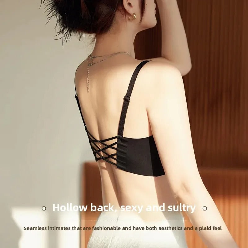 Sexy Fashion Cross Back Soft Support Bra