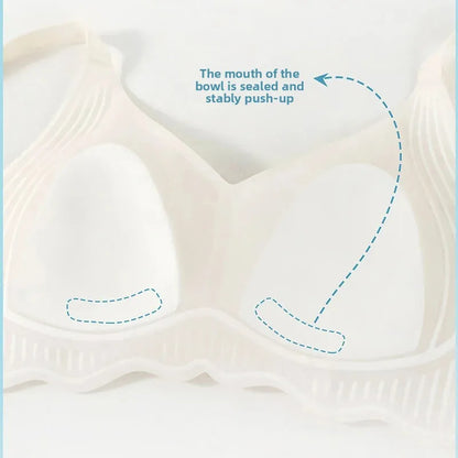 New Foamed Lift Live Stream Seamless Lightweight Rabbit Ear Cup Bra