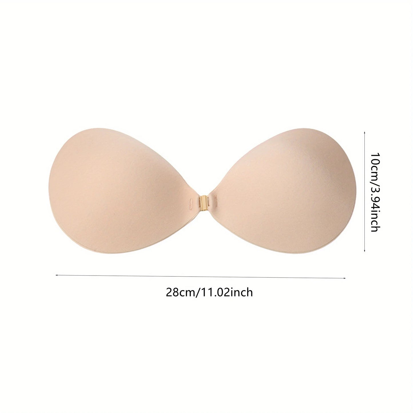 Invisible Push Up Bra Bust Front Closure Sticky Bra