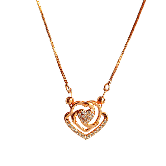 Infinity Love Crystal P&C Necklace